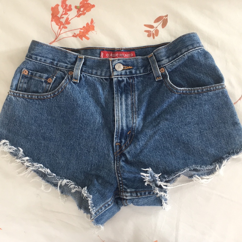 Levi cutoff shorts
